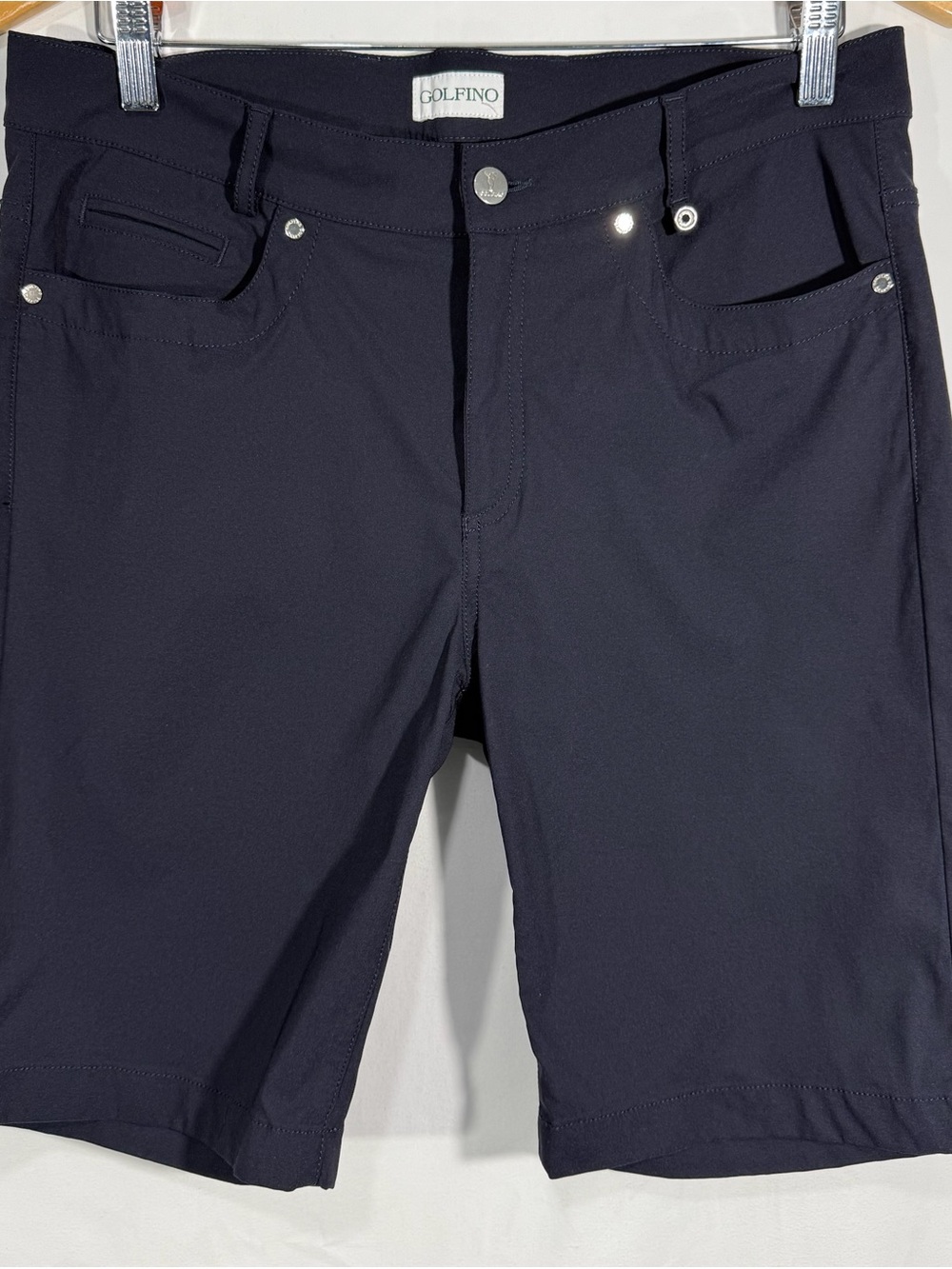 GOLFINO Women's Navy Performance Athletic Shorts